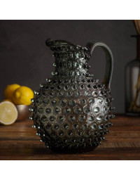 Pichet gris pointe de diamant 2L 19x17x23cm