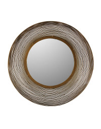 Miroir rond fer Carnoli 49x8x49cm