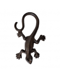 Grande salamandre déco fonte 8x16cm
