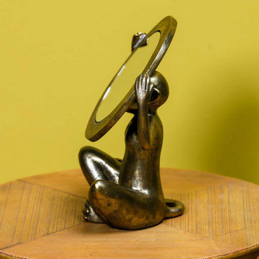 Miroir singe à poser 22x11x11cm