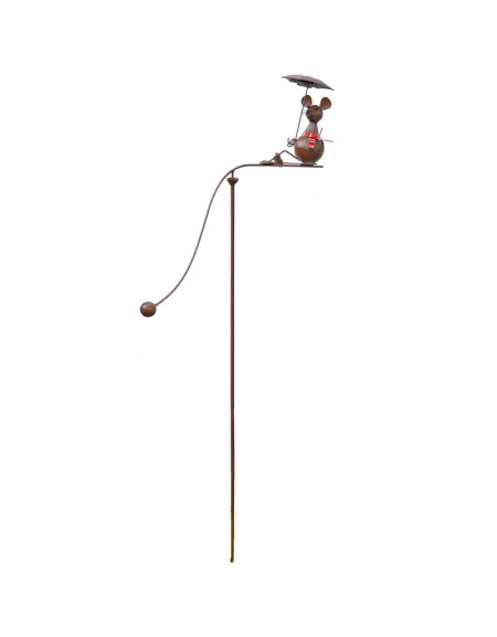 Tuteur Mobile Jardin Fourmis – 147 Cm – Fer Décoratif Avec Mouvement – Soutien Plantes Original