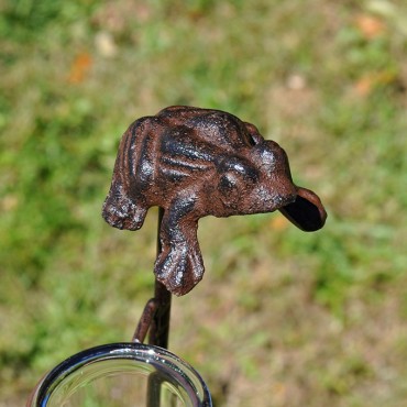 Pluviomètre grenouille 71x8x10 cm