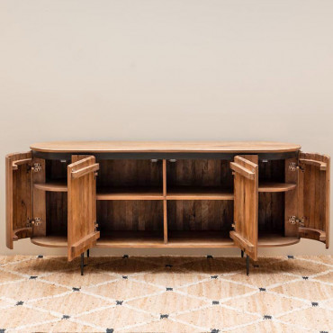 Buffet arrondi Ainigma 77x48x170cm