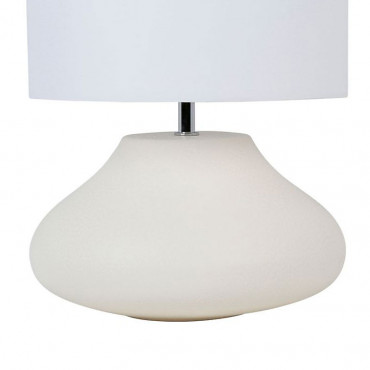 Lampe à poser Kalipe blanc mat 26x42cm