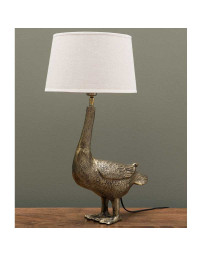Lampe à poser Colvert dorée 34x14x41cm