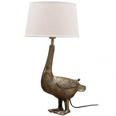 Lampe à poser Colvert dorée 34x14x41cm