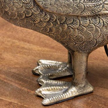 Lampe à poser Colvert dorée 34x14x41cm