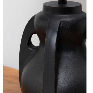 Lampe à poser Biblo noir 22x32cm