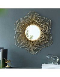Miroir étoile solaire ondulant 69x69x6cm
