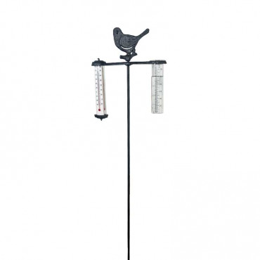 Pluviomètre Décoratif En Fonte 'La Grande Prairie' - Forme Arrosoir 110cm - Mesure Jusqu'à 8cm