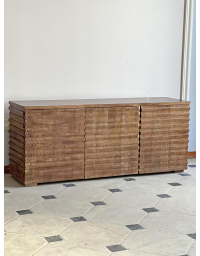 Buffet 3 portes bois manguier 160x43x64cm