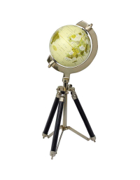 Globe terrestre déco sur pieds 15x13x39cm
