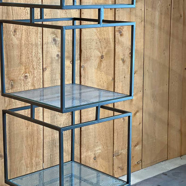 Etagère en acier 45x45x208cm