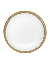 Miroir convexe Edman rond doré 15cm