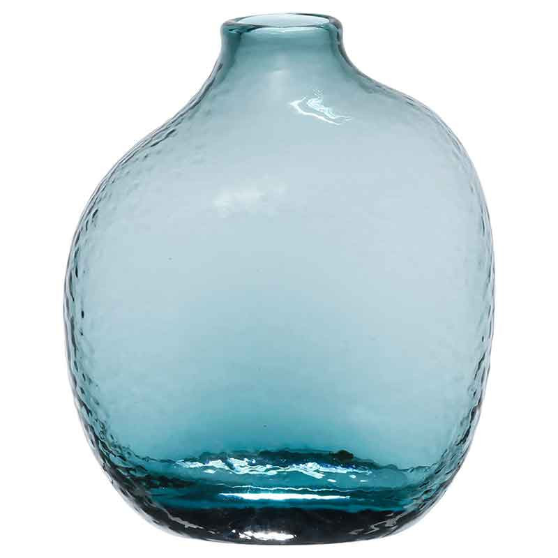 Grand Vase En Verre Berserks Couleur Aqua - Design Moderne, Parfait Pour Fleurs Ou Déco