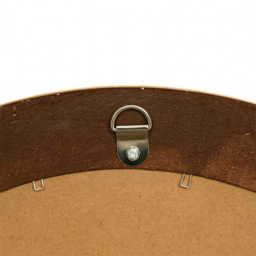 Miroir convexe Drachma rond doré bois 46cm