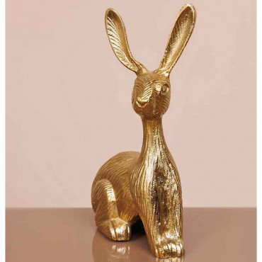 Pierre lapin laiton 25x10x15cm
