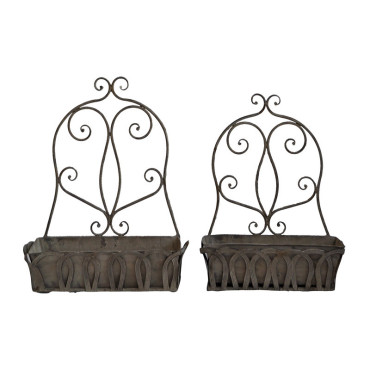 Set Jardinières murales 40x18x57cm