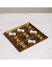 Jeu OXO Canin aluminium doré 25x25x25cm