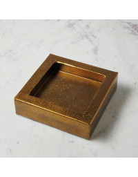 Plateau carré Zeus aluminium 5x20x20cm