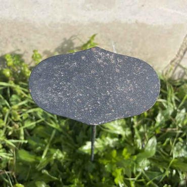 Ecriteaux jardinière ovale 10x6x40cm