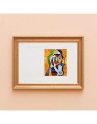 Tableau impression cubiste 60x80x3cm