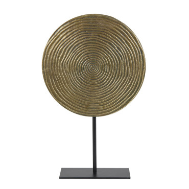 Décoration Rawas métal bronze noir 35x10x56cm