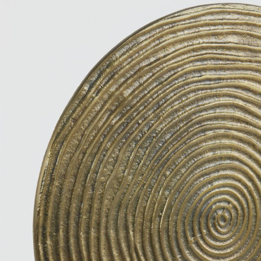 Décoration Rawas métal bronze noir 35x10x56cm