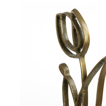 Statuette Tulipanu métal bronze 24x9x45cm