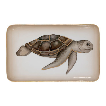 Plateau En Bois Avec Cloche En Verre - Dimensions 13x22x22 Cm - Neuf