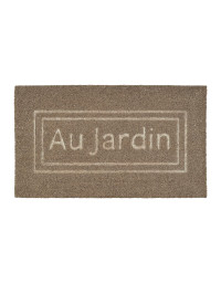 Paillasson au jardin marron coco 73x43x73cm
