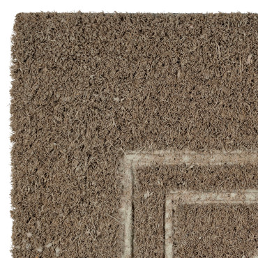 Paillasson au jardin marron coco 73x43x73cm