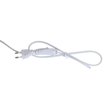 Lampe Tahra blanc terre cuite 44x22x50cm