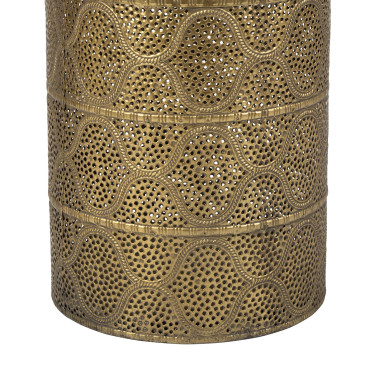 Porte parapluie orient métal doré 56x20x20cm