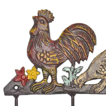 Patère basse-cour 19x5x18cm