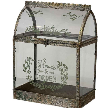 Serre verre 33x20x44cm