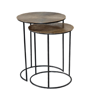 Ensemble de 2 tables d'appoint