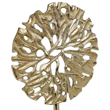 Décoration doré socle marbre 31x18x43cm