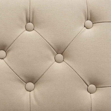 Banc marron beige bois 67x44x60cm