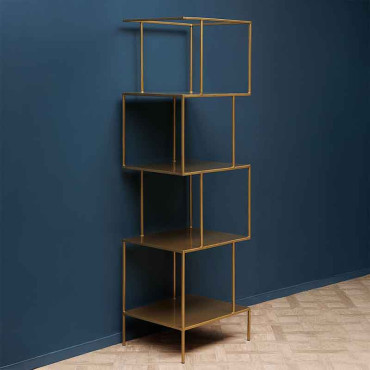 Etagère Iscala dorée