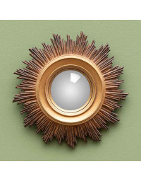 Miroir convexe Soleil 18x18x2cm