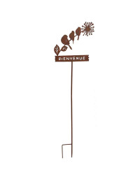 Tuteur déco bienvenue 29x115cm