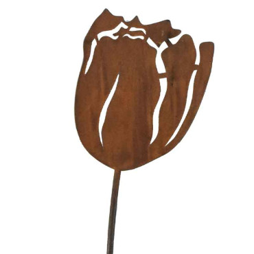 Tuteur décoratif tulipe 24x1x90cm