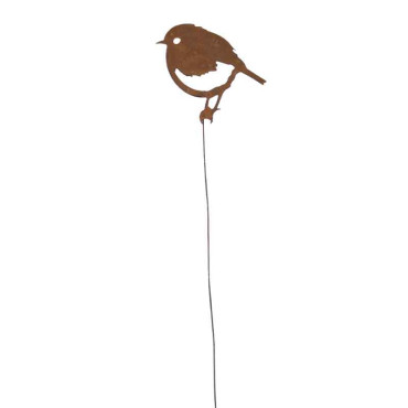 Set 3 tuteurs oiseaux fer 15x97cm