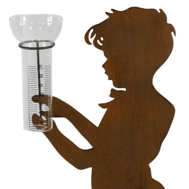 Silhouette jardin garçon 38x6x79cm