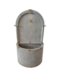 Fontaine murale jardin 83x41x142cm