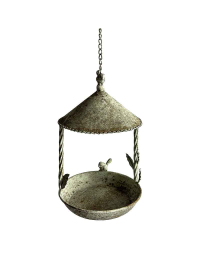 Mangeoire oiseaux à suspendre 20x20x32cm