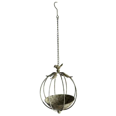Lot De 4 Distributeurs De Boules De Graisse Pour Oiseaux - Filet Métal à Suspendre - Pour Jardin, Balcon