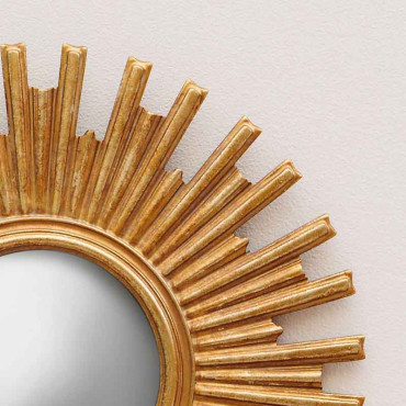 Miroir convexe doré Joy 30x2x30cm