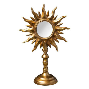 Miroir à Poser Goldy - Dimensions 27x17x8 Cm - Couleur Doré - Neuf Sous Emballage